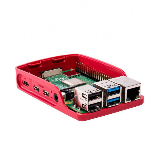 Raspberry Pi 4  Red and White Case